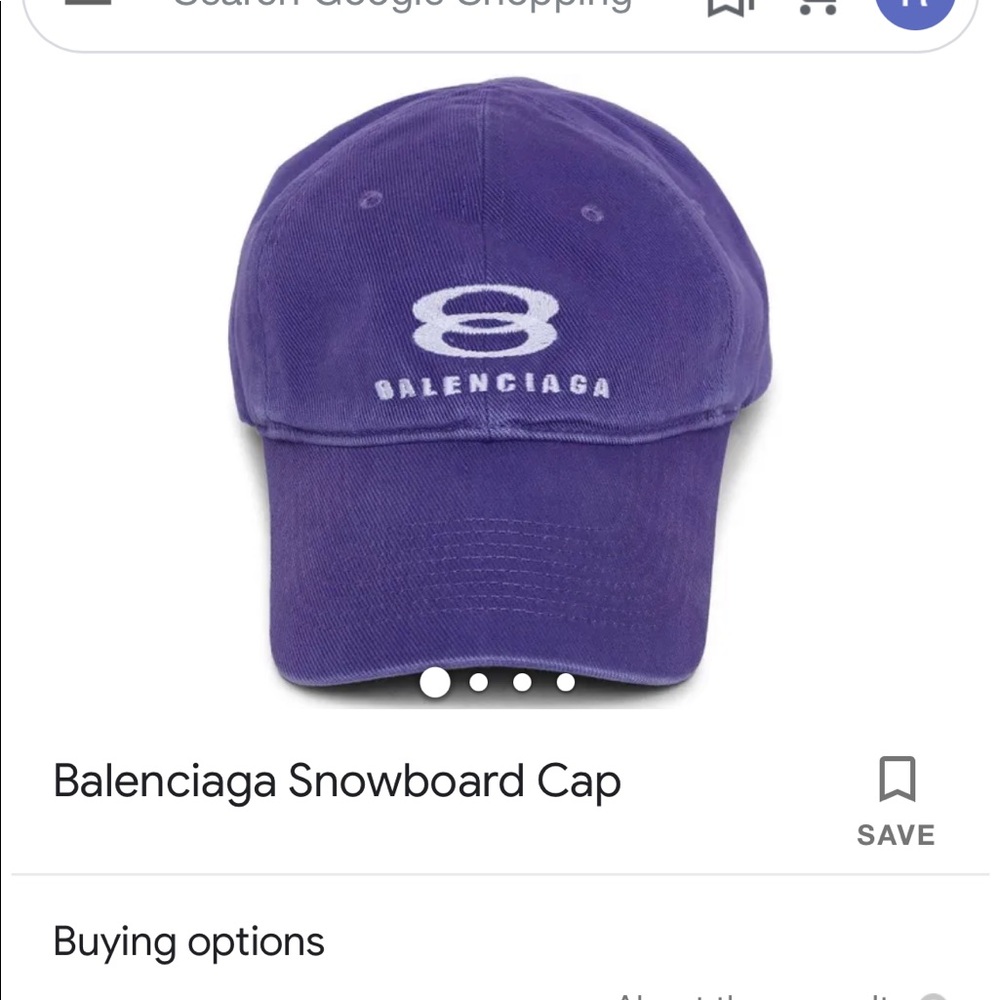 Balenciaga baseball cap
